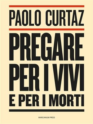 cover image of Pregare per i vivi e per i morti
